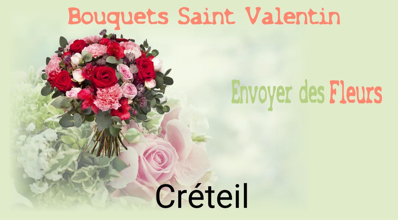 Roses de Saint-Valentin livrées à Créteil